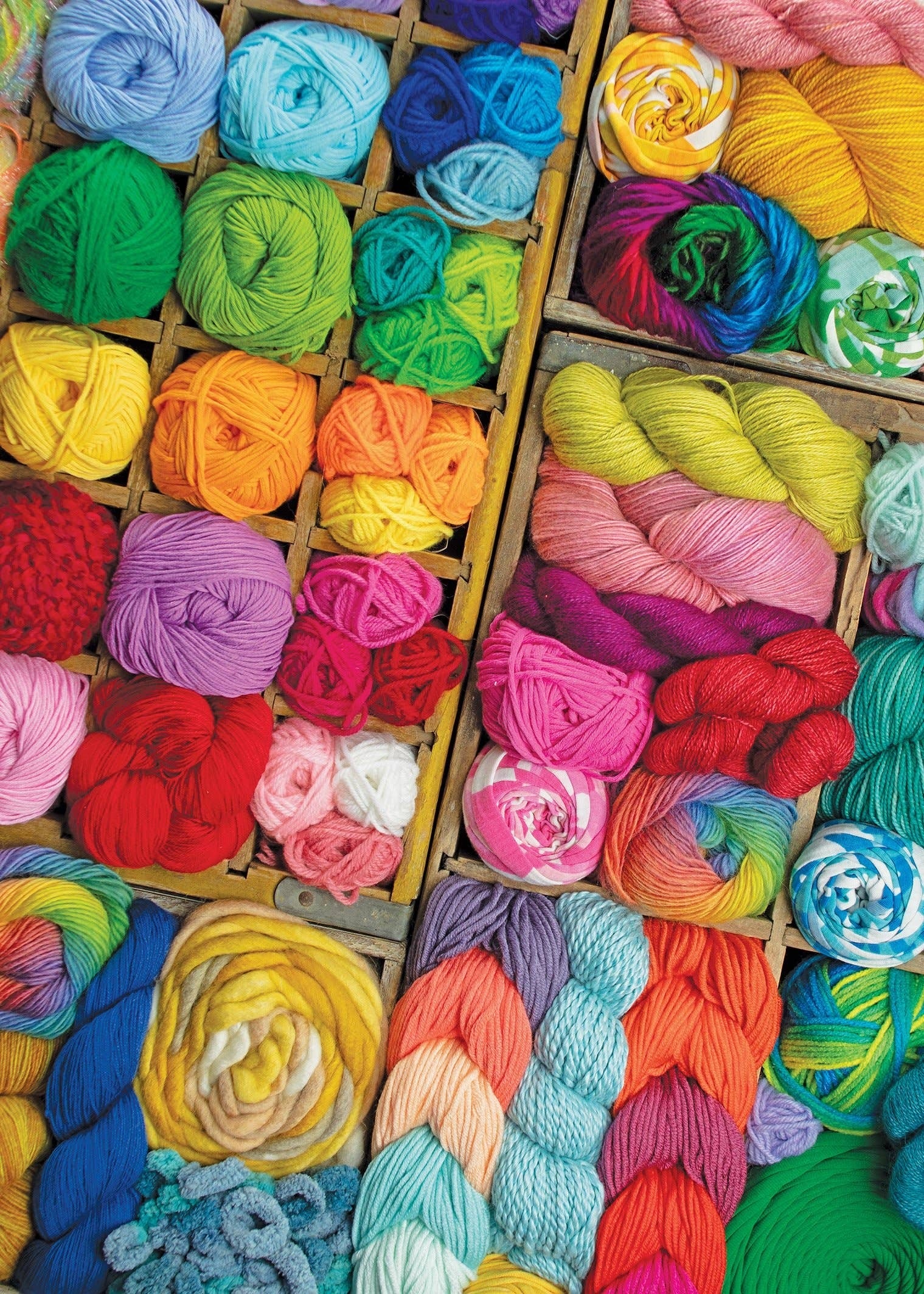 Colorful Yarn 500 Piece Jigsaw Puzzle